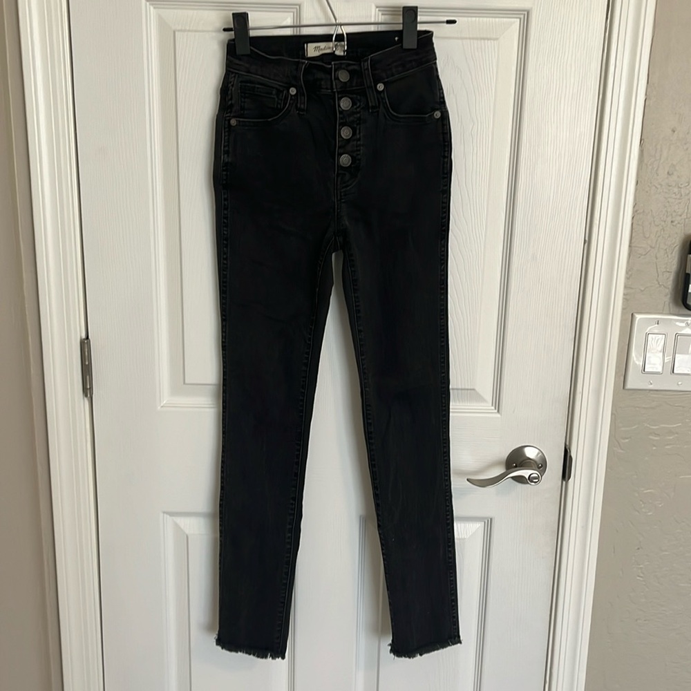 Like New Black Madewell Skinny Jeans LAST CHANCE